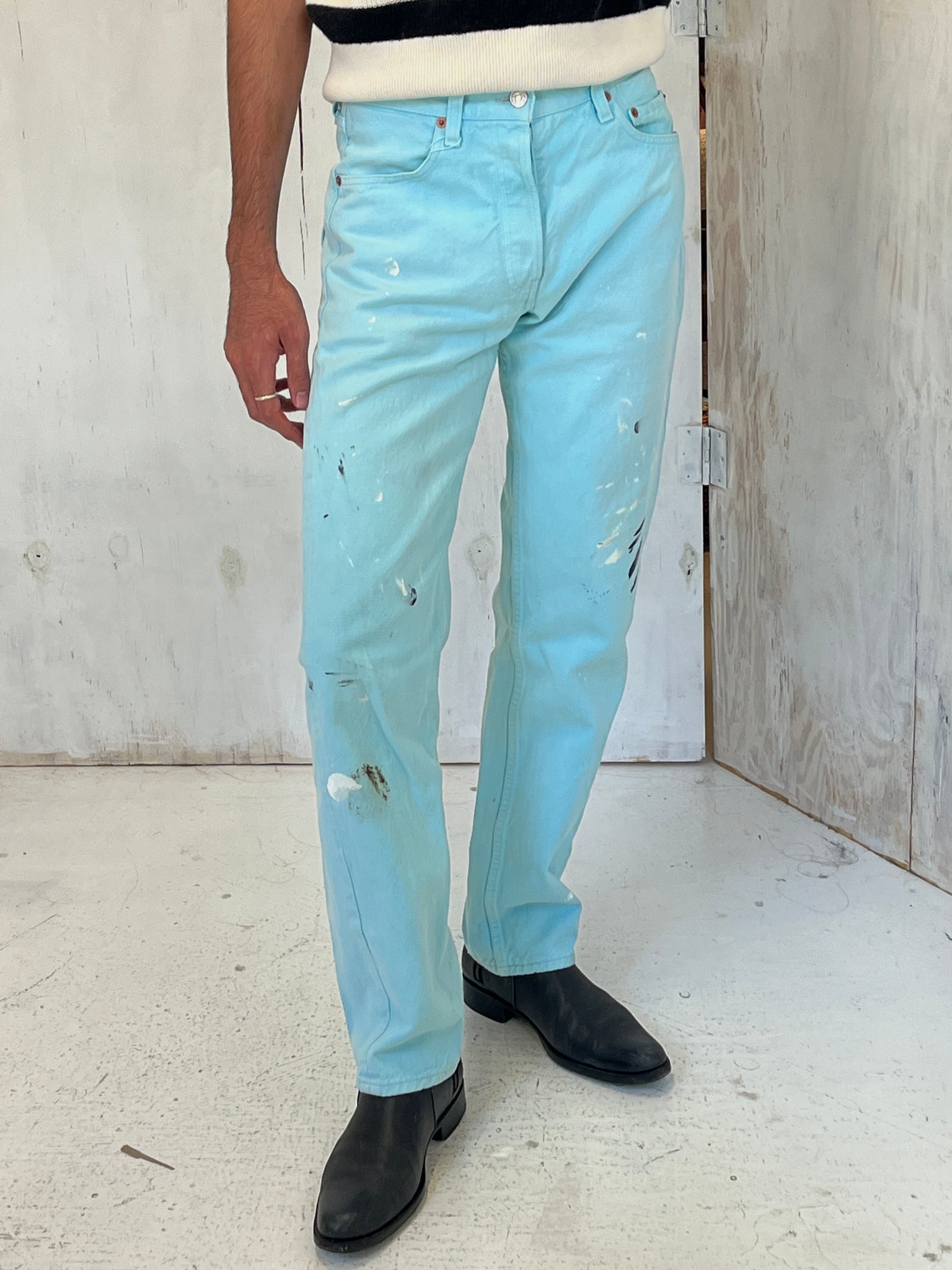 Vintage 501 Aqua Levi Jeans