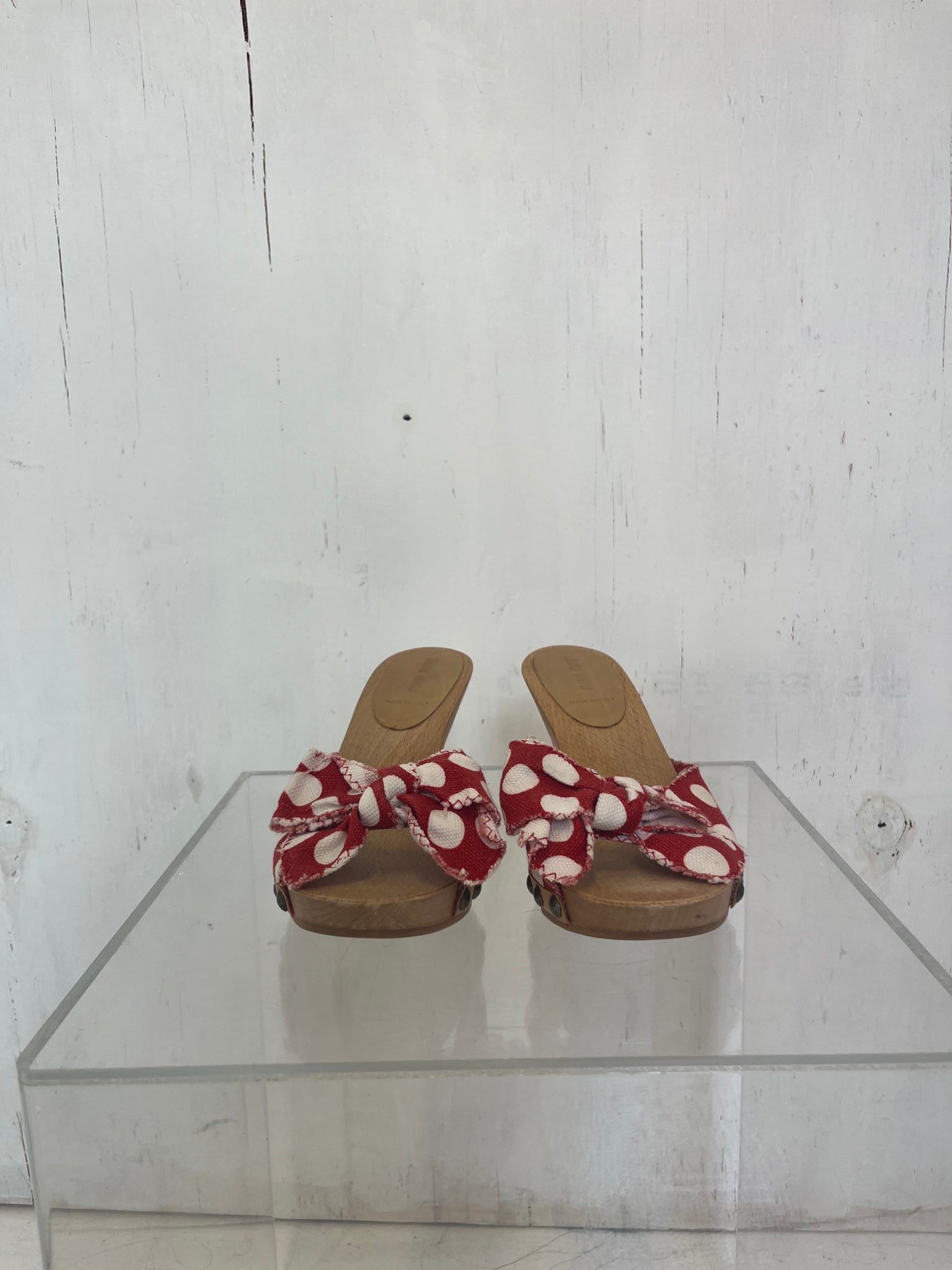 Miu Miu Polka Dot Clog