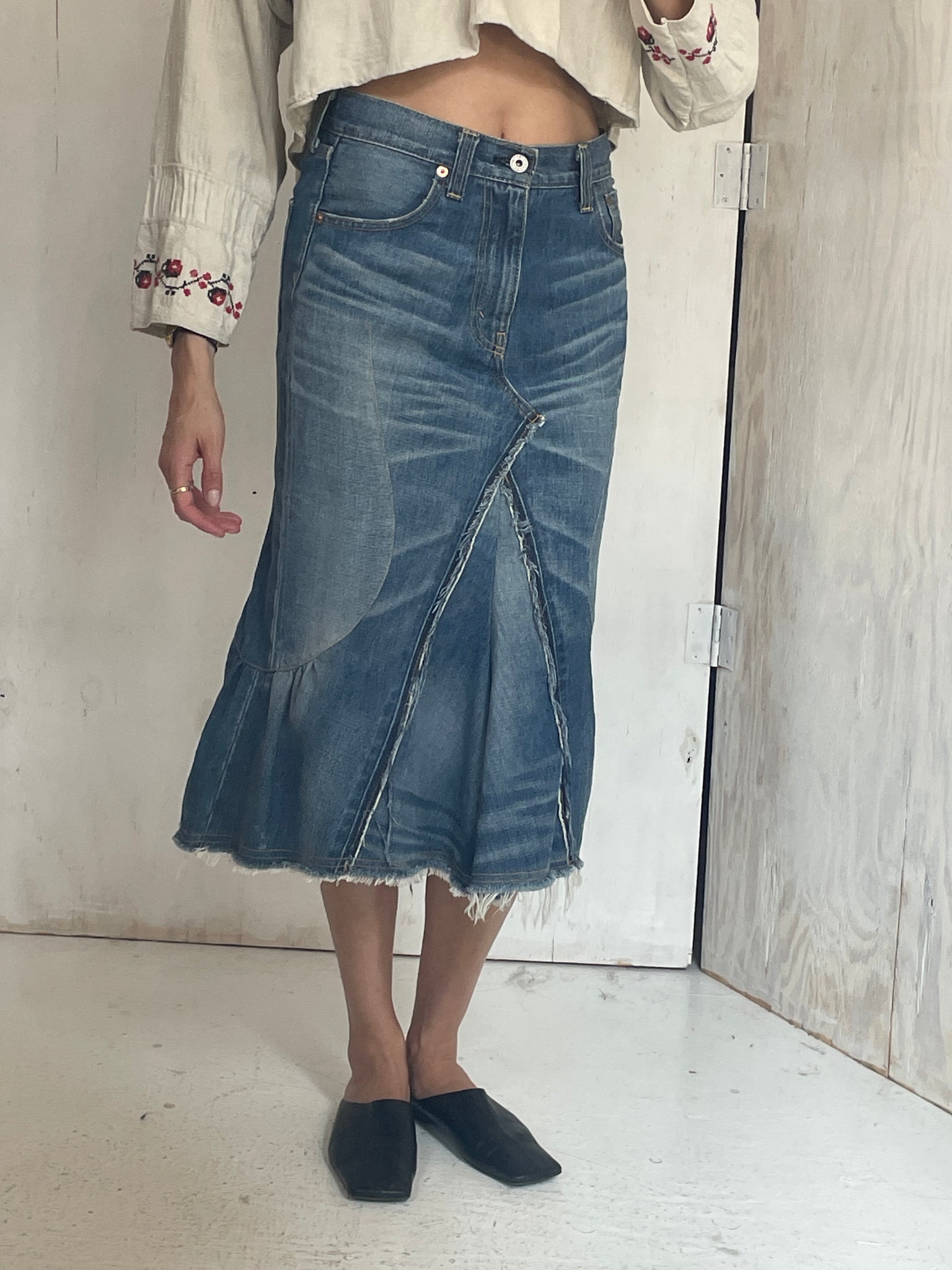 Junya Watanabe Denim Skirt