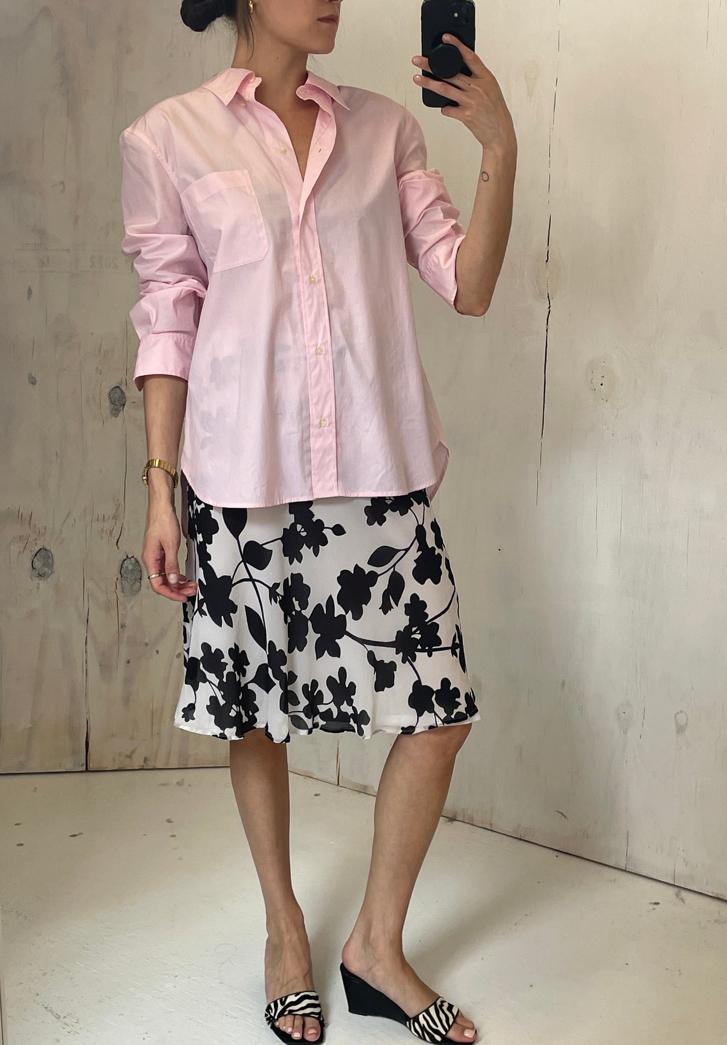 Soeur Pink Button Down