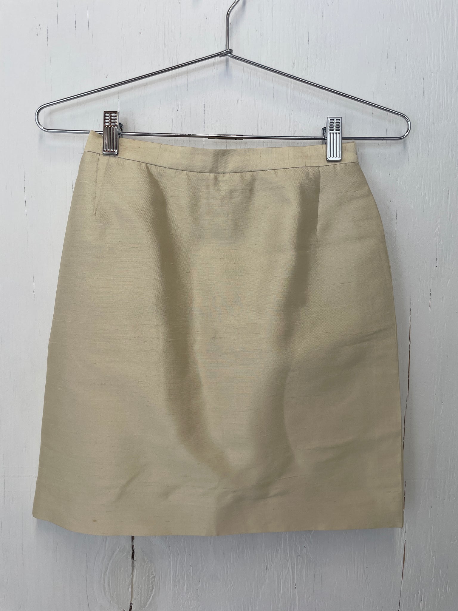 Dolce & Gabbana Raw Silk Skirt