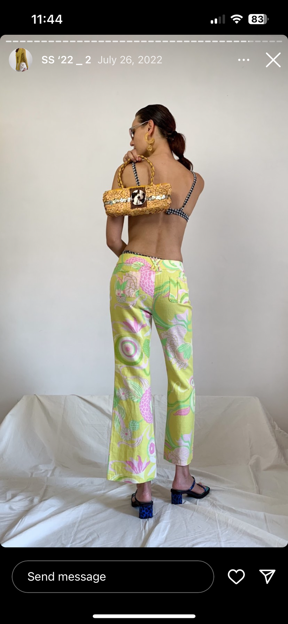 D&G Floral Linen Pant