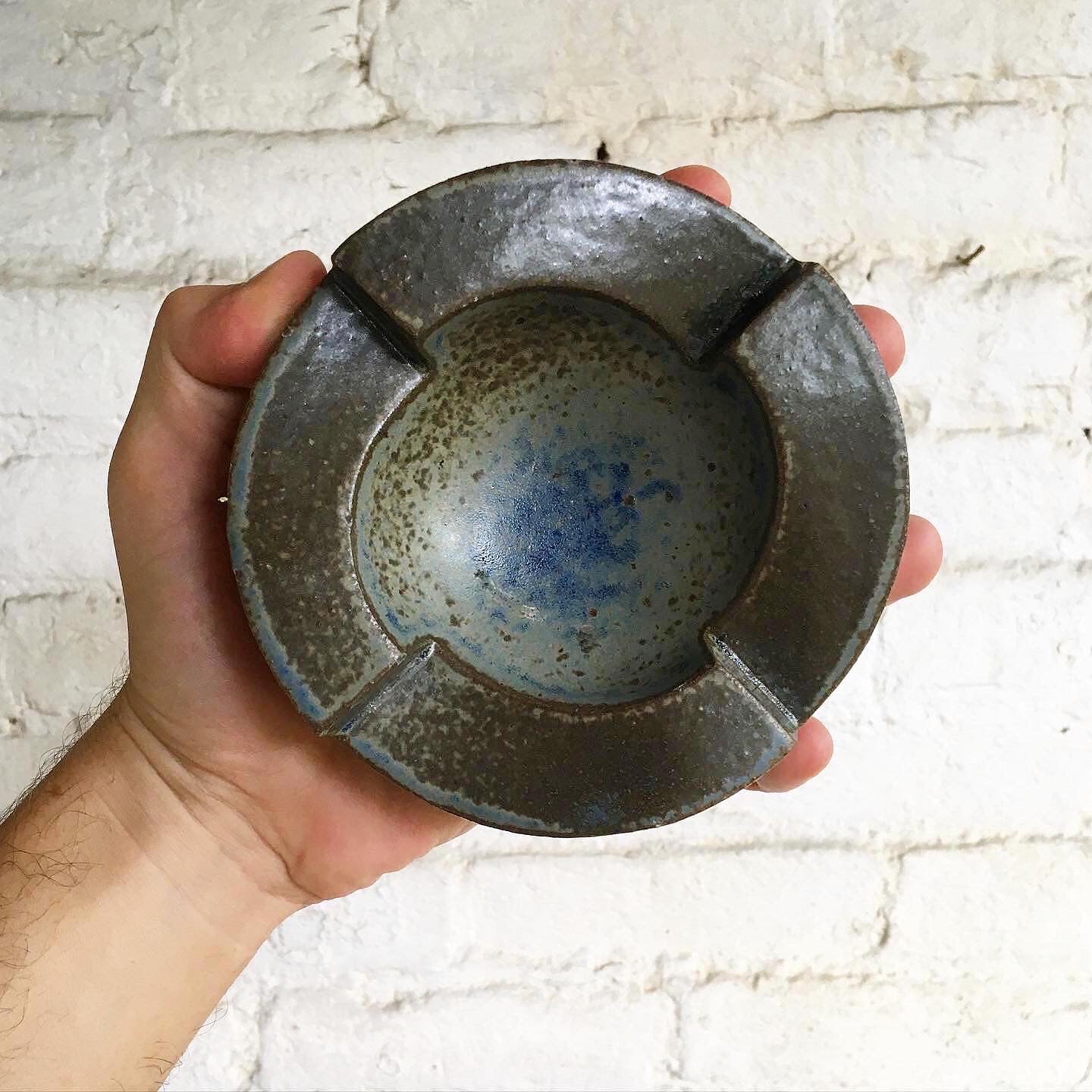 Bennington Potters Ceramic Ashtray Designed by Londa Weisman