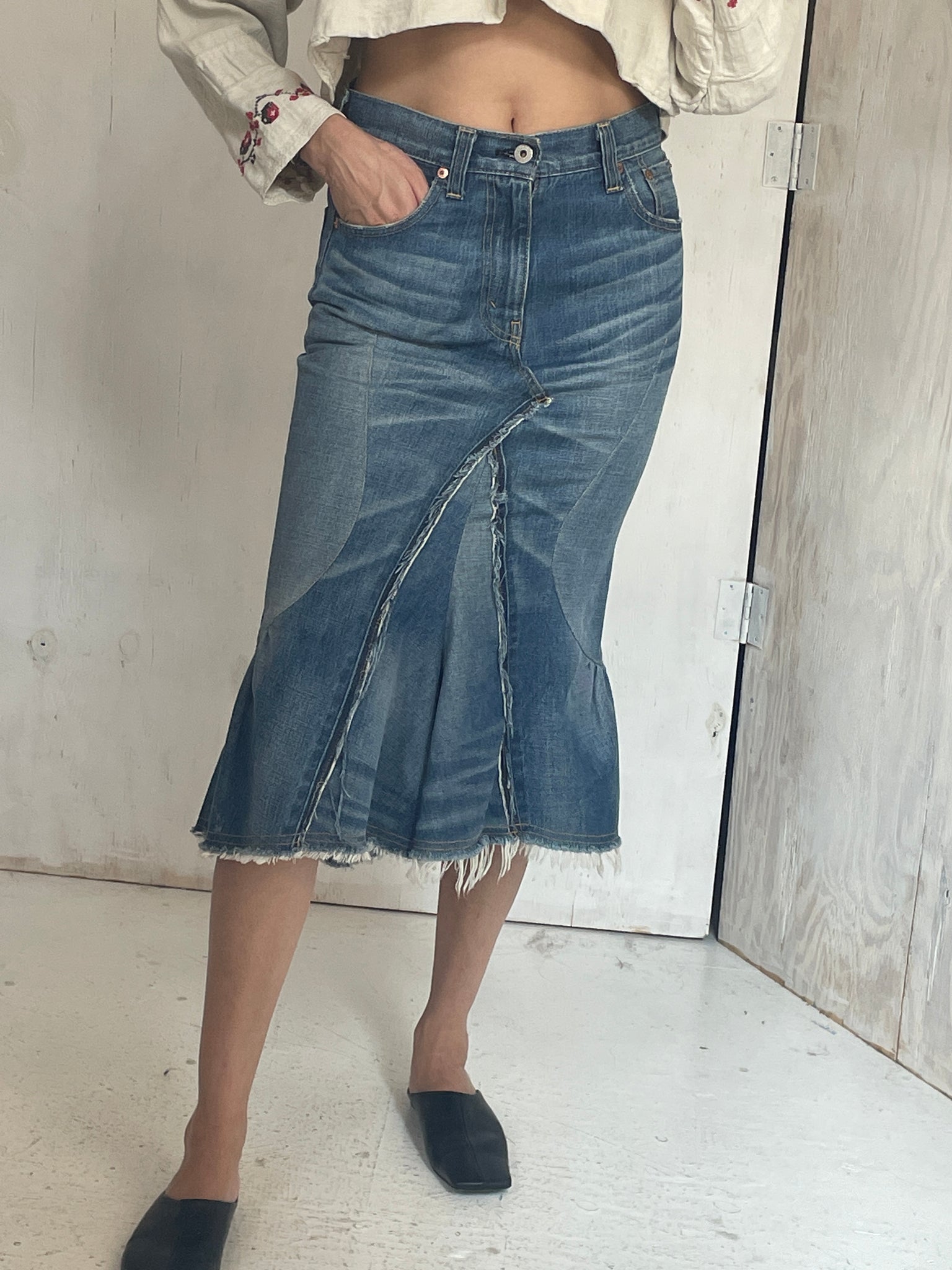 Junya Watanabe Denim Skirt