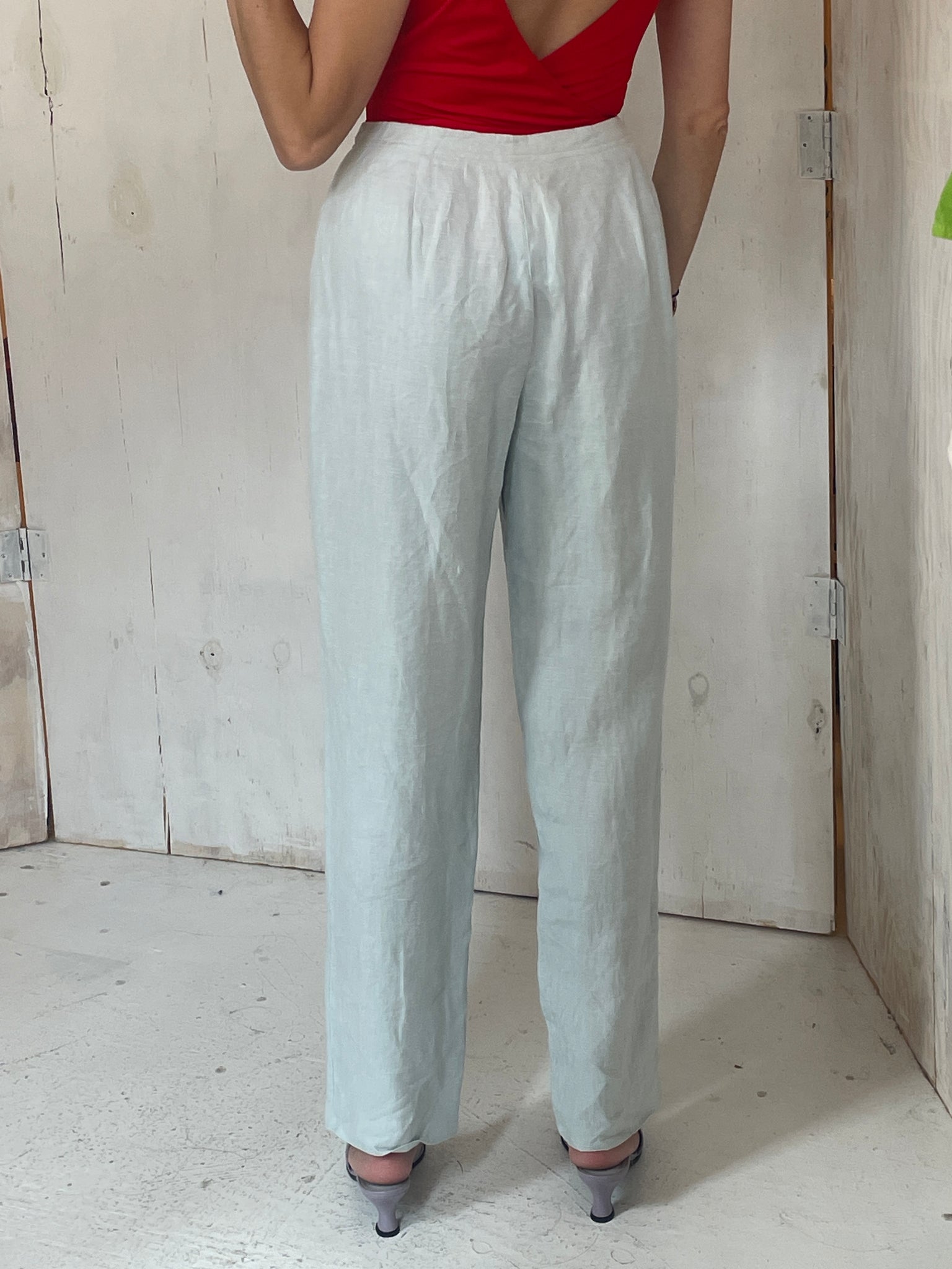 J Crew Linen Trousers