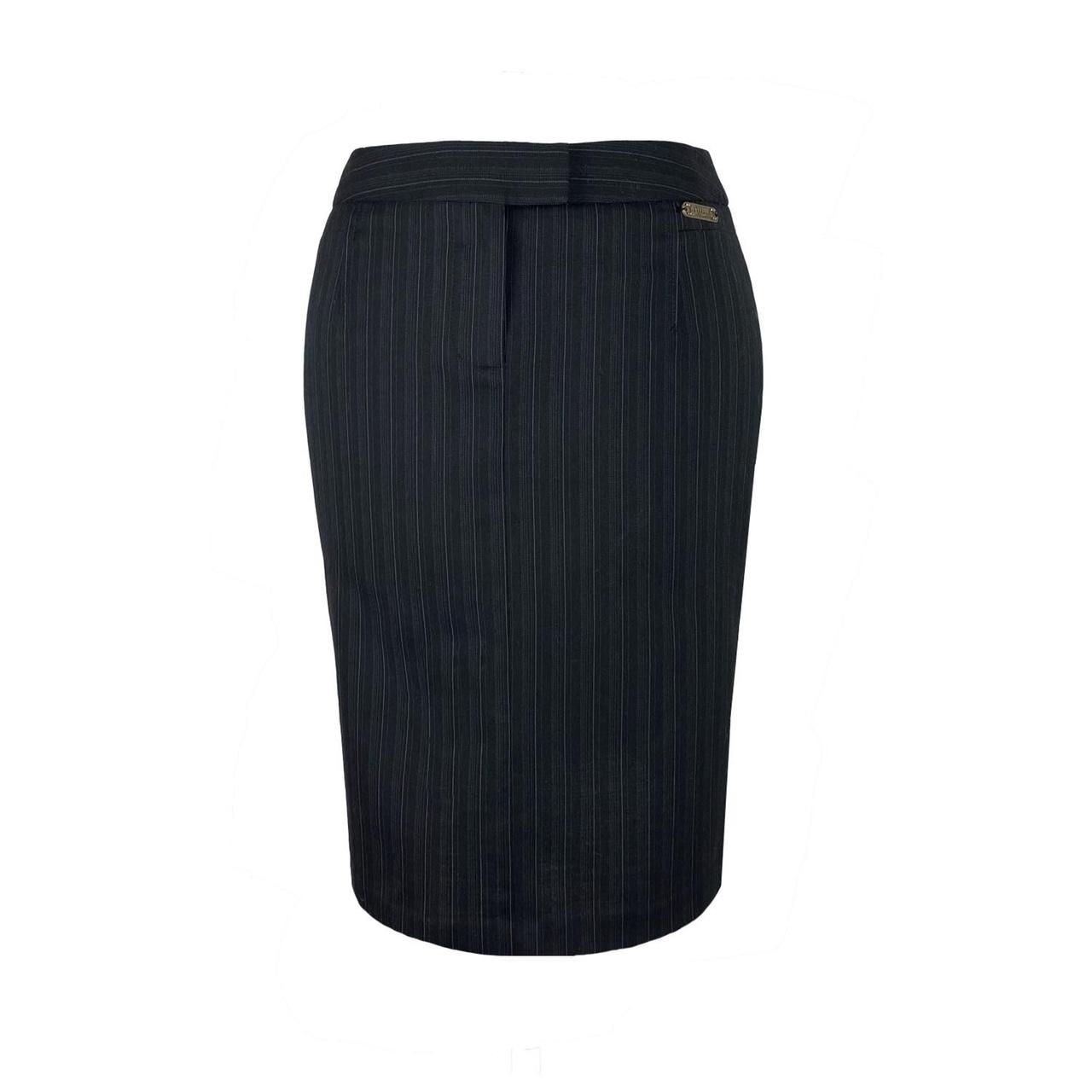 GALLIANO PINSTRIPE SKIRT - 1