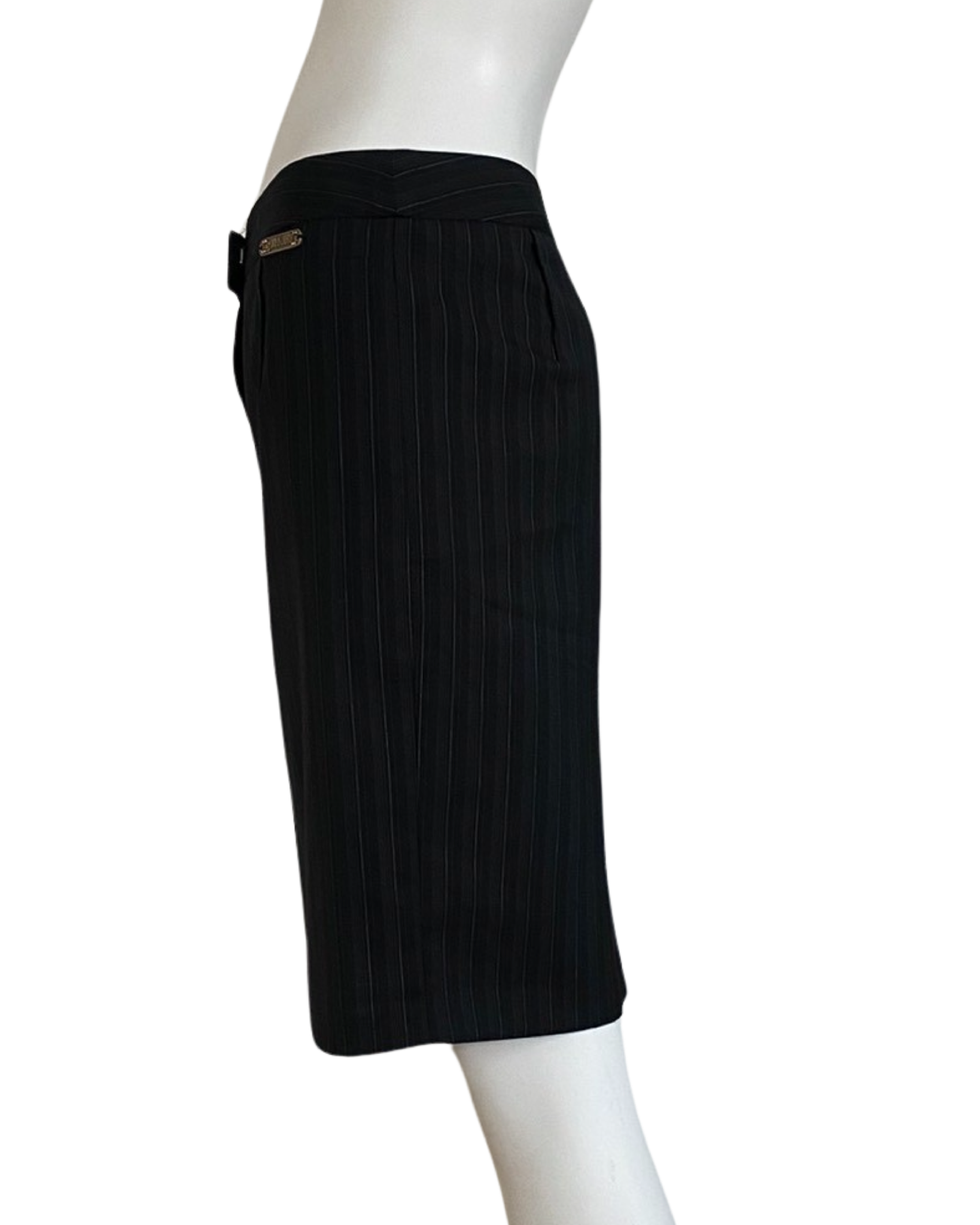 GALLIANO PINSTRIPE SKIRT - 2