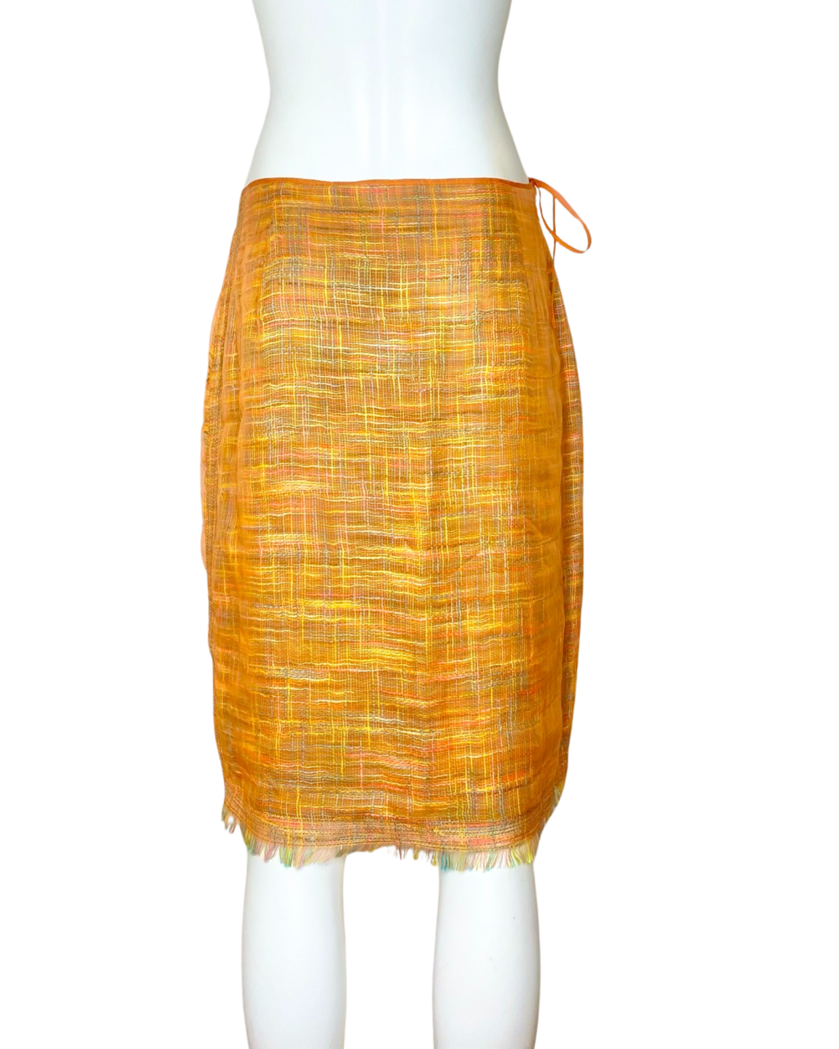 GIANFRANCO FERRE MULTI THREAD SKIRT - 2