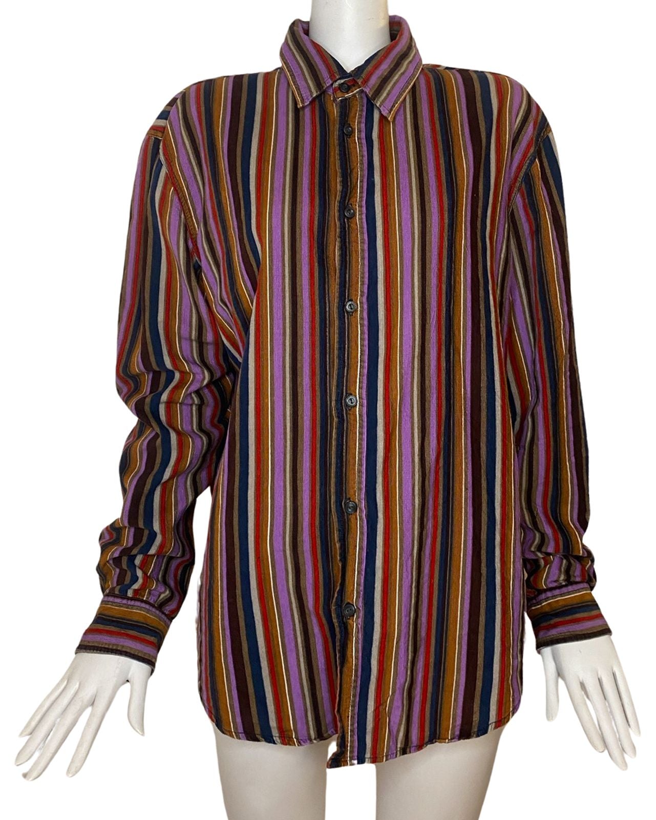 JEAN PAUL GAULTIER STRIPE CORD SHIRT - 1