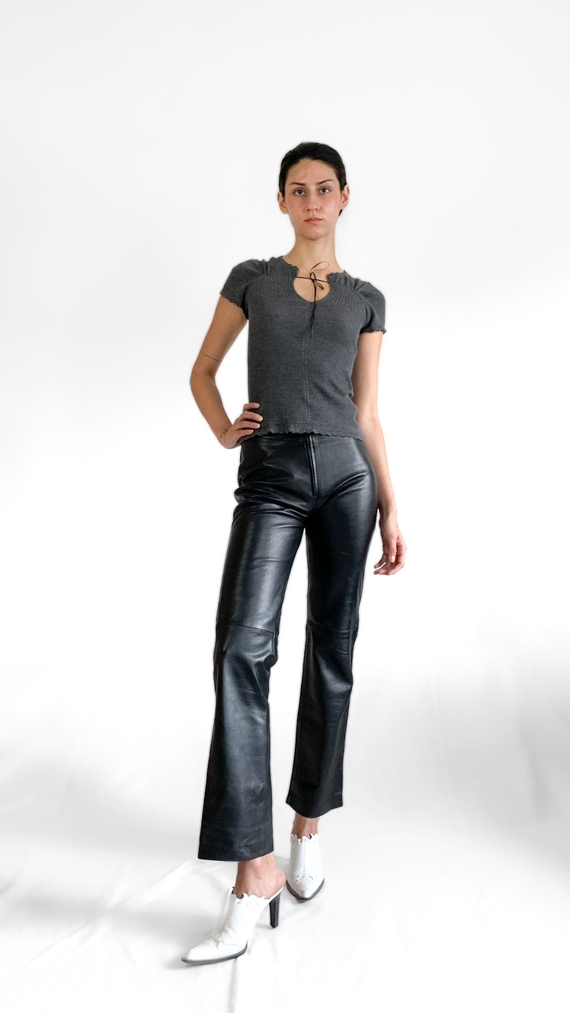 Perfect Fit Buttery Leather Pant - 1