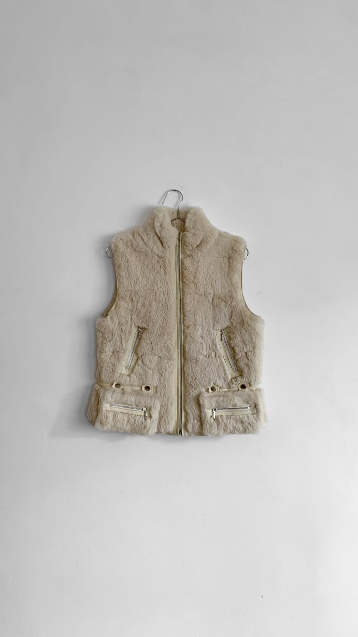 Maria di Ripabianca Rabbit Fur Vest - 4