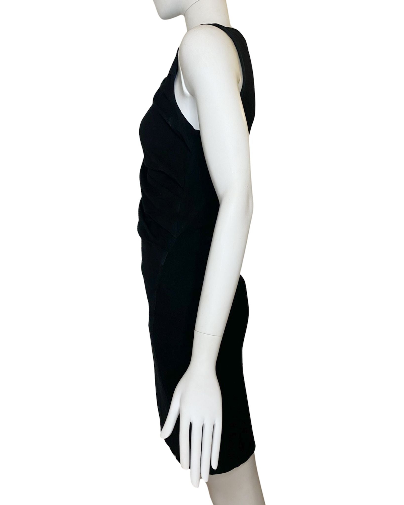 HELMUT LANG RUCH FRONT PANEL DRESS - 2