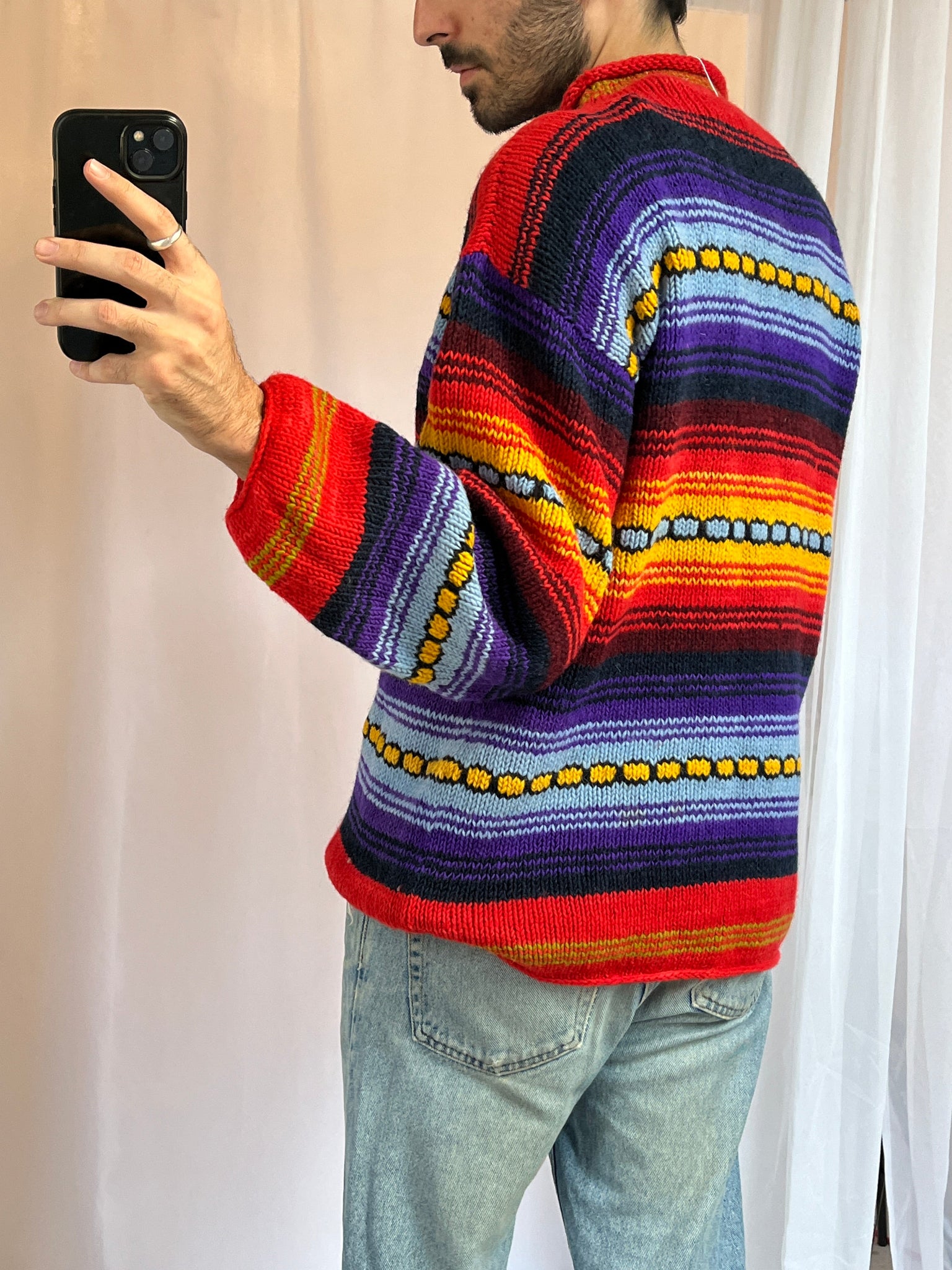 Multicolor Wool Sweater - 3