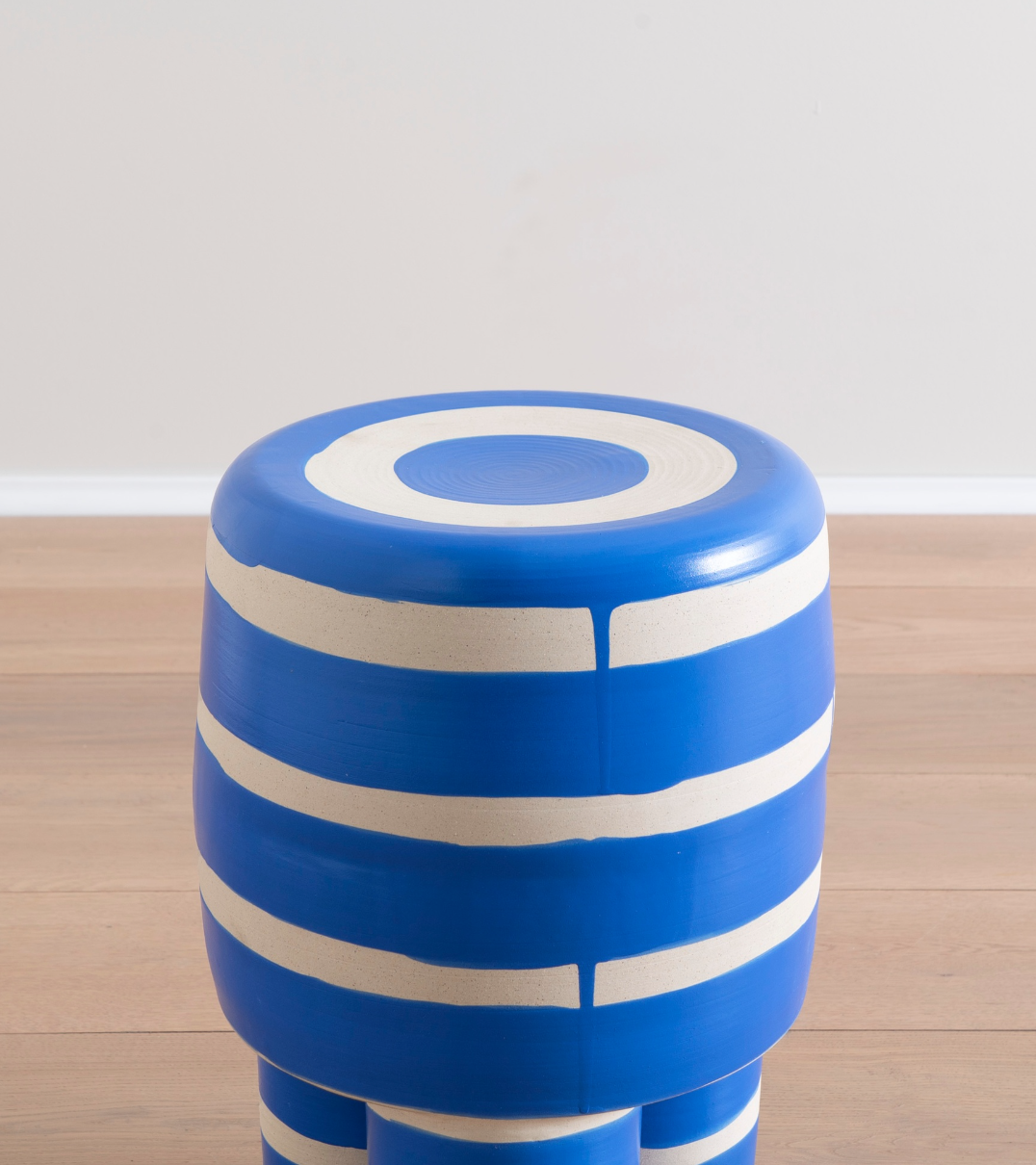 Blue Milking Stool