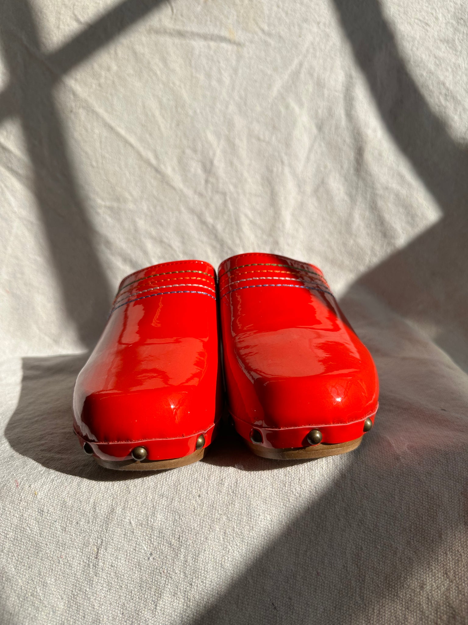 Penelope Chilvers red clog