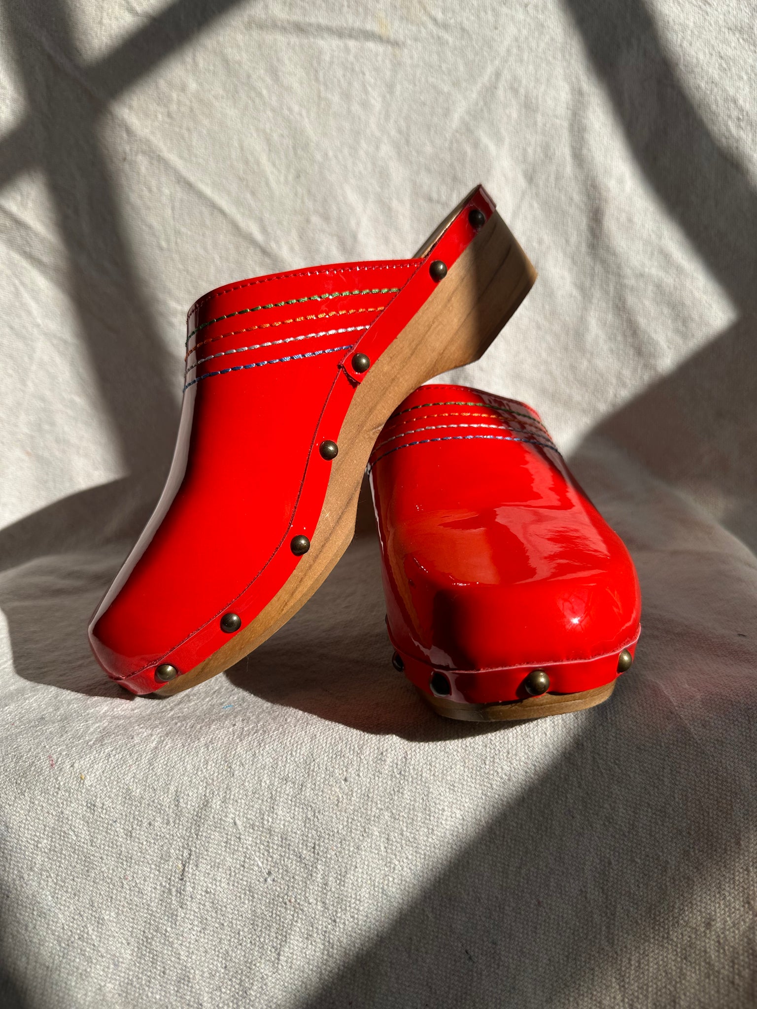 Penelope Chilvers red clog