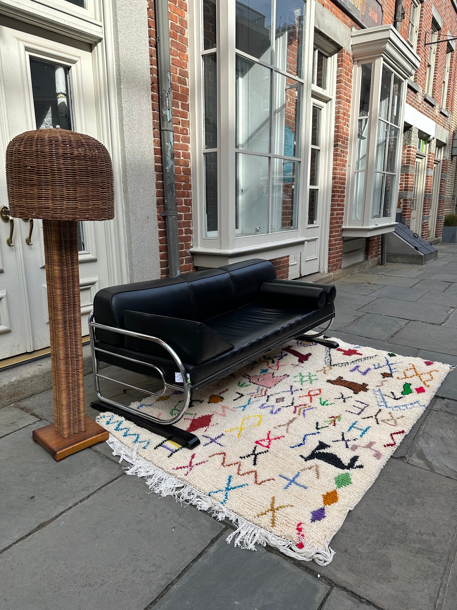 Bauhaus Chrome Tubular Leather Daybed