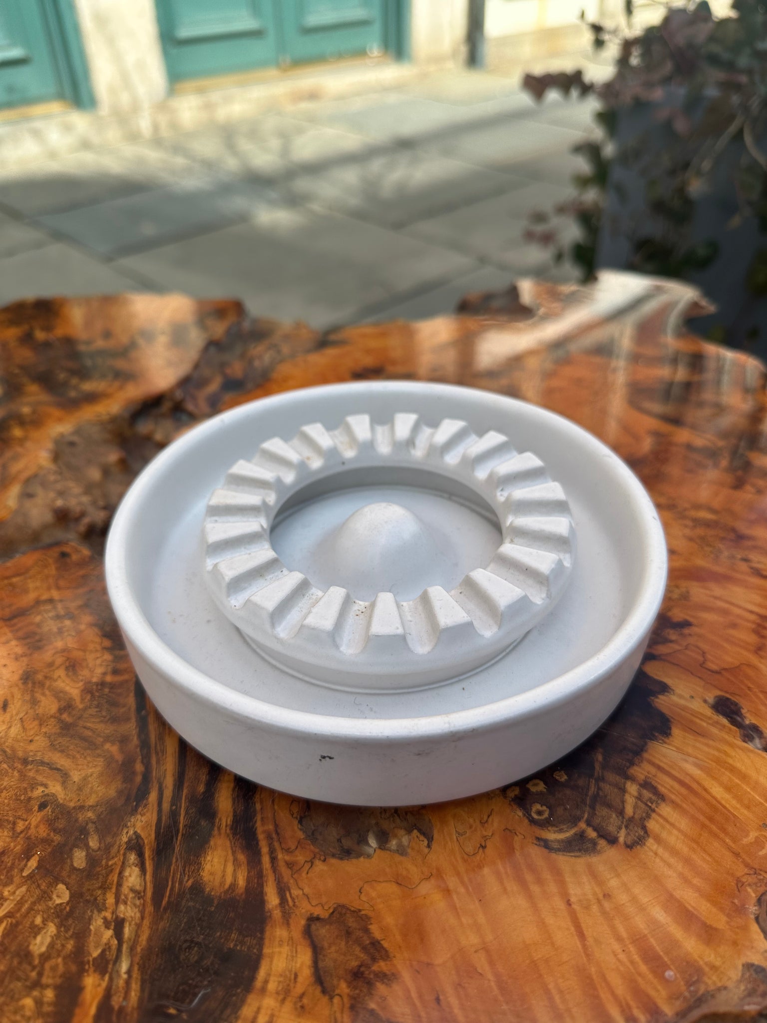 60s Benninton Potters White Ashtray