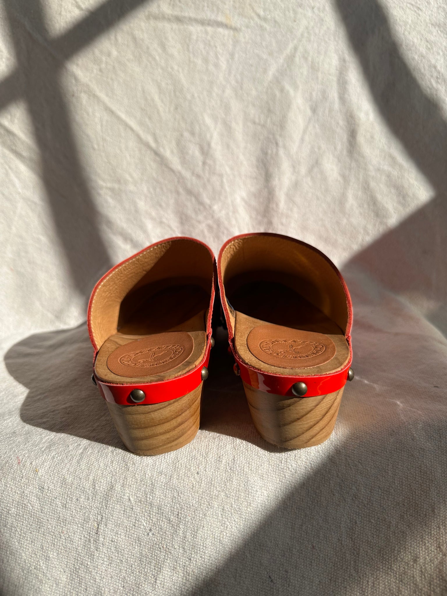 Penelope Chilvers red clog