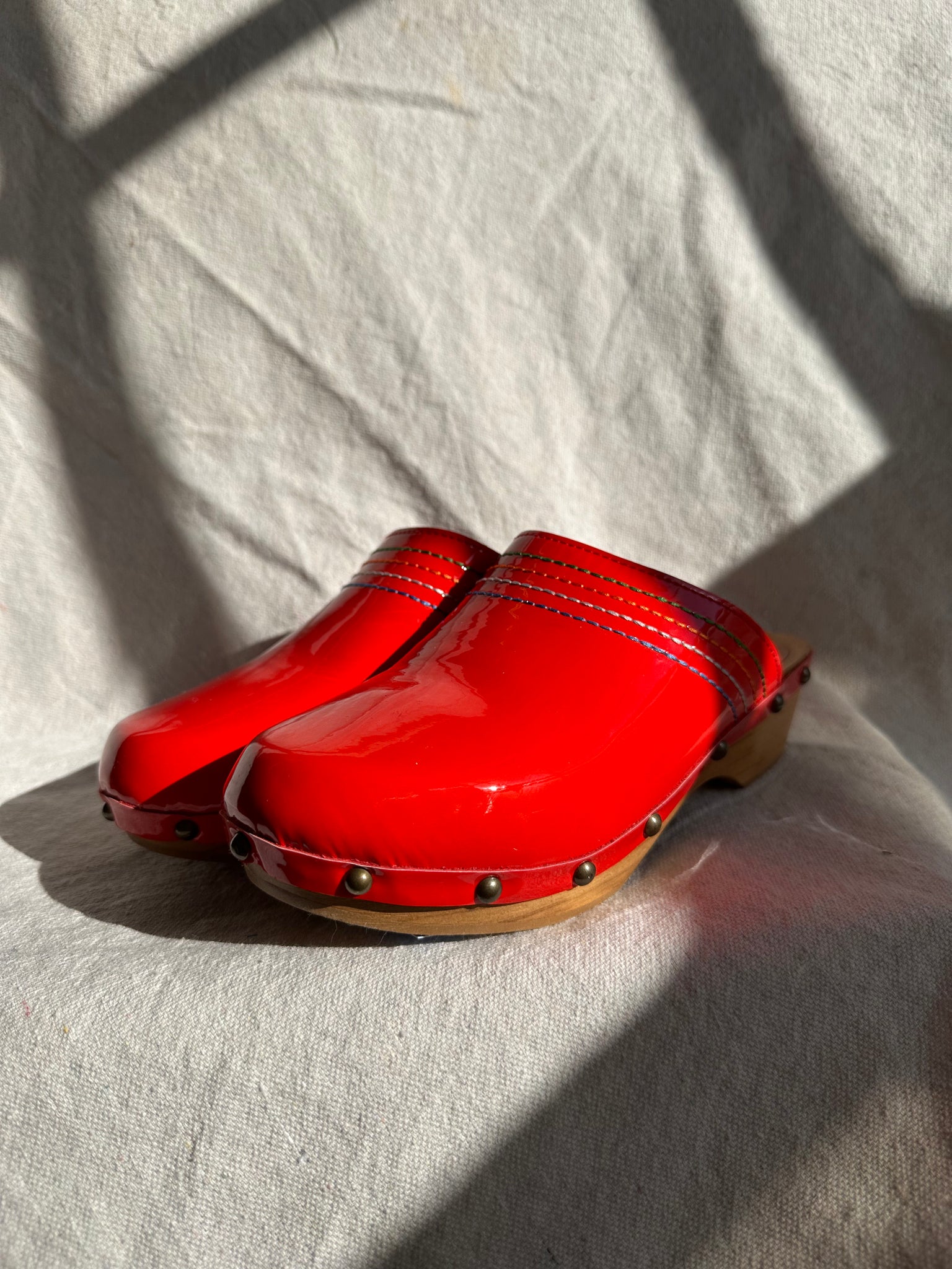 Penelope Chilvers red clog