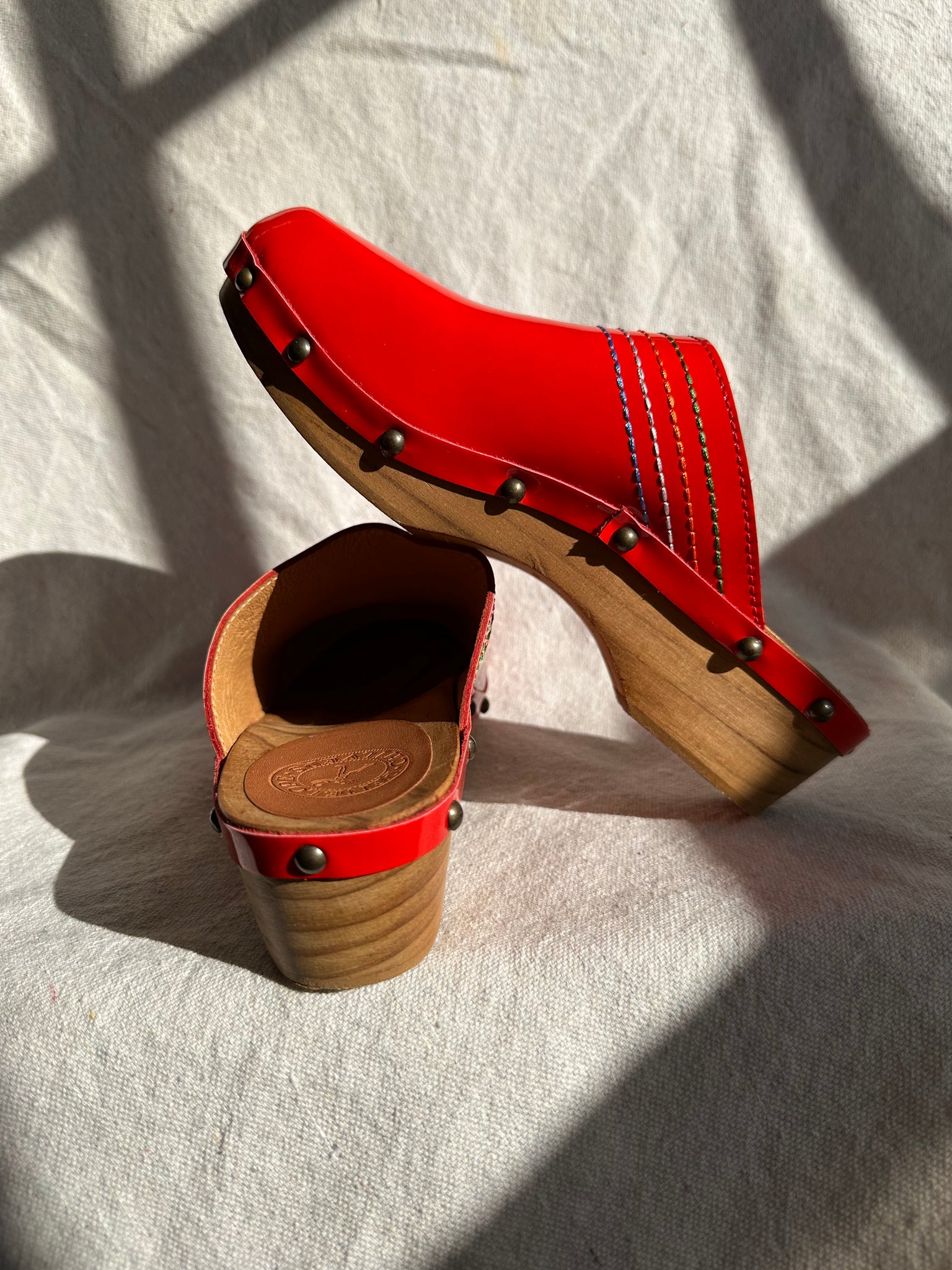 Penelope Chilvers red clog